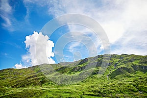 Swiss Alps landscape