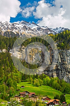 Swiss Alps. Lauterbrunnen, Switzerland,Europe