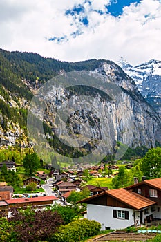 Swiss Alps. Lauterbrunnen, Switzerland,Europe