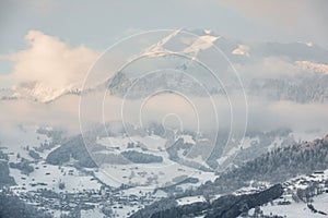 Swiss Alps near Davos, Switzerland