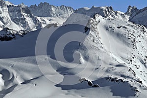 Swiss Alps. The Rosablanche