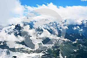 Swiss alps view from mountain Pilatus, Switzerland