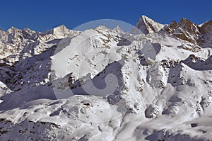 Swiss Alps: Zinalrothorn and Dent Blanche