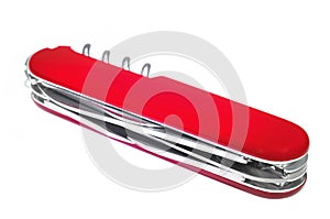 Swiss Army Knife Isolated on White