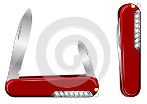 Swiss Army Knife. Vector