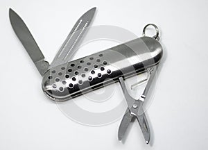 Swiss Army knife is a versatile multi-tool with various functions