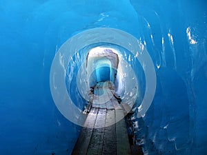 Swiss beauty, under Rhone glacier