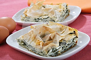 Swiss chard pie