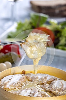 Swiss cheese fondue