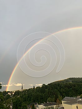 Full Rainbow over Switzerland photo