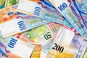 Swiss currency francs