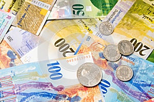 Swiss currency francs
