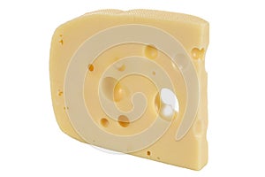 Swiss or Dutch cheese with holes