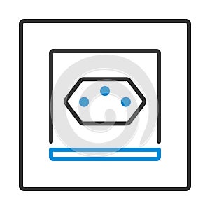 Swiss Electrical Socket Icon