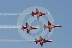 Swiss F-5E Tiger formation