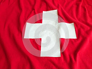 Swiss flag background