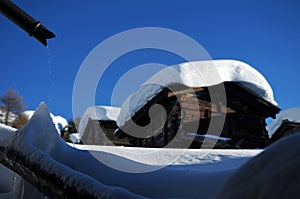 Swiss huts