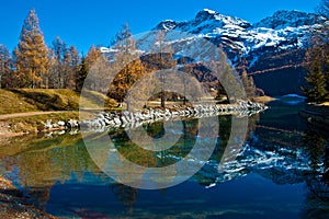 Swiss Lake Silvaplana photo