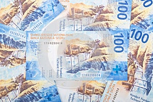 Swiss money - Francs - a business background