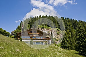 Swiss mountain house