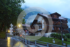 Swiss mountain town Wengen