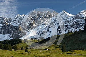 Swiss mountains in summer