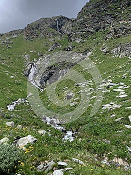 Swiss mountains in the summer - hiking trip