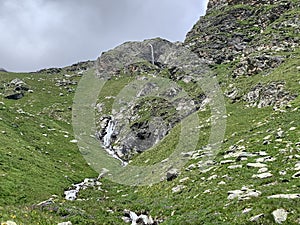 Swiss mountains in the summer - hiking trip