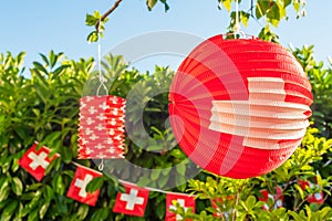 Swiss outdoor decoration