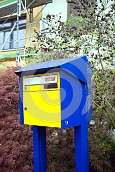 Swiss outdoor private postbox
