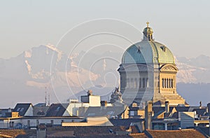 The Swiss Parliament Bundeshaus photo