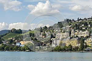 Swiss riviera near Montreux