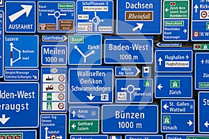 Swiss Road Signs