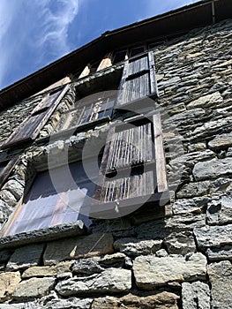 Swiss Rustico huts photo