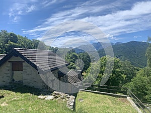 Swiss Rustico huts photo