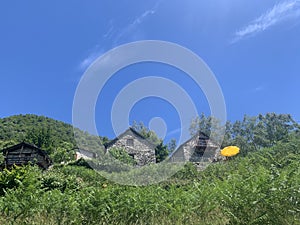 Swiss Rustico huts photo