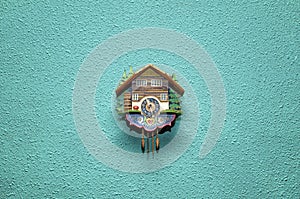 Swiss style cuckoo clock photo