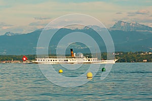 Swiss tourist boat