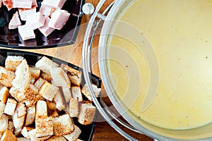 Cheese fondue photo