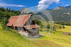 Swiss village Lungern, Switzerland