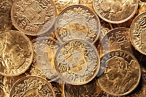 Swiss Vreneli gold coins