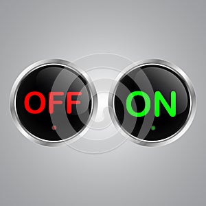 Switch Button Vector