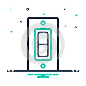 Mix icon for Switch, control and circuit