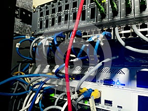 switch and Networking Server telecom, Network, Fiber Network Server,Room network cable to connect computer firewall information,