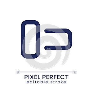 Switch off pixel perfect linear ui icon