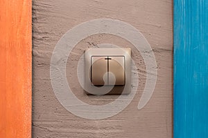 Switch Power Light Home Appliance Electric Object Wall House Interior Close-Up