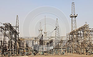 Switch yard of a thermal power plant