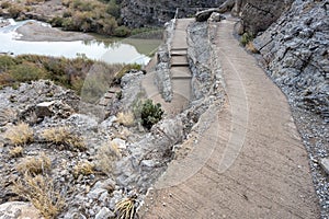 Switchback Trail Leading Into Santa Elena Canyon photo