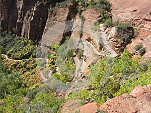Switchbacks to Angels Landing, Zion National Park