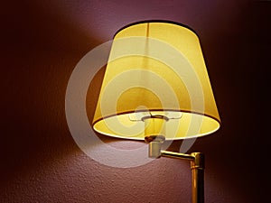 Switched on tablet lamp